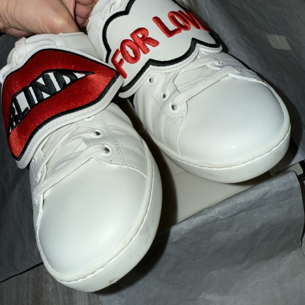 GUCCI blind for love sneakers… come with box and dust bags - Picture 6 of 7
